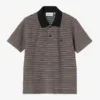 Polo a maniche corte Dion Stripe per donne in pantaloncini Polo a maniche corte Dion Stripe per donne in pantaloncini