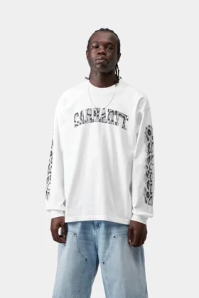 T-Shirt a maniche lunghe Camo Snake