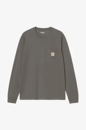 T-Shirt a maniche lunghe con tasca