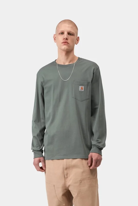 T-Shirt a maniche lunghe con tasca T-Shirt a maniche lunghe con tasca