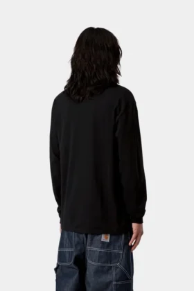 T-Shirt a maniche lunghe con tasca