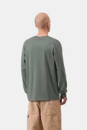 T-Shirt a maniche lunghe con tasca