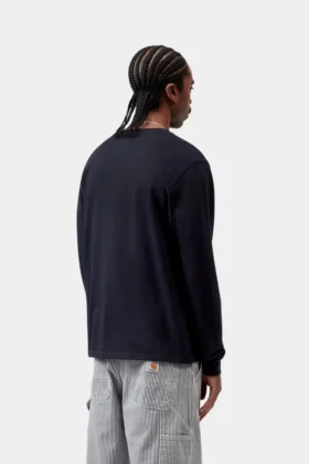 T-Shirt a maniche lunghe con tasca