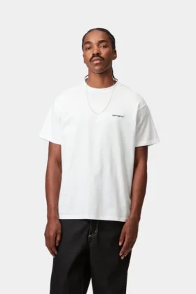 T-Shirt con ricamo Script