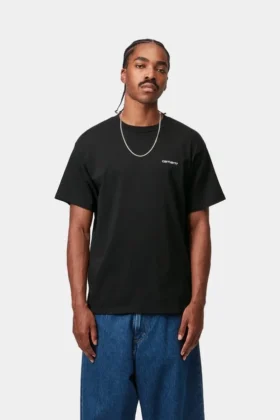 T-Shirt con ricamo Script