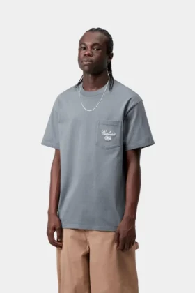 T-Shirt con tasca sul braccio