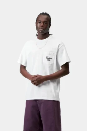 T-Shirt con tasca sul braccio