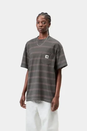 T-Shirt da donna Bert Stripe Pocket